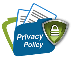 Folder with papers and shield with lock