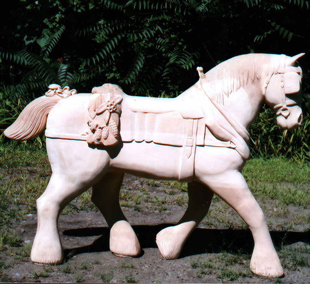 Thunder the Horse at the Adirondack Carousel