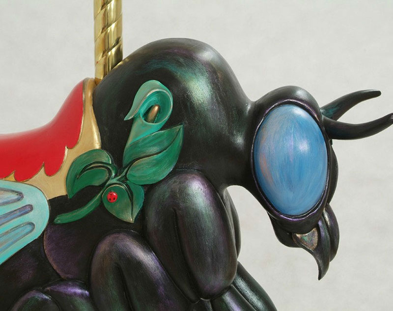 Amusementpark2 Bug Eye Black Fly Close Up