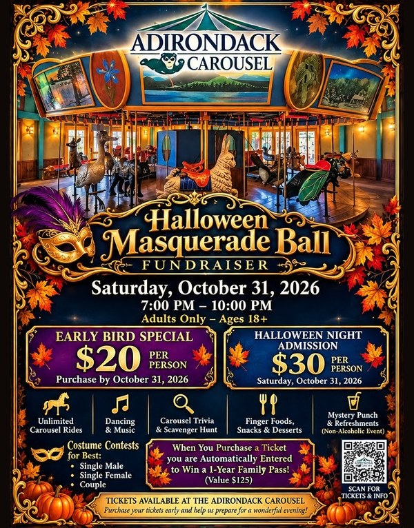 Halloween Masquerade Ball Fundraiser flyer