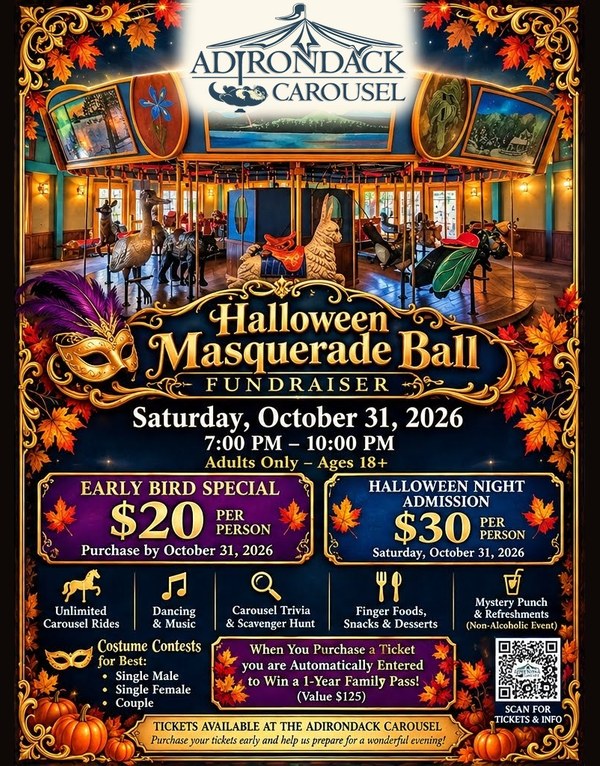 Halloween Masquerade Ball Fundraiser flyer